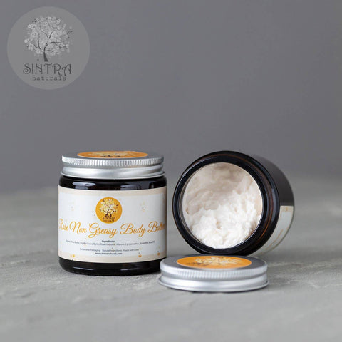 Rose non-greay hand cream by sintra naturals image 1