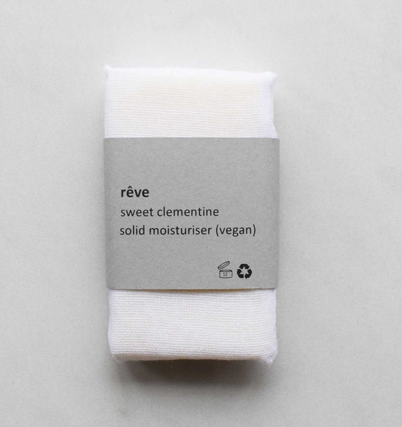 Rěve Vegan Solid Moisturiser Bar: Sweet Clementine